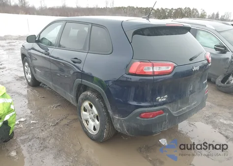 2014 Jeep Cherokee Sport из США, поврежденный, VIN 1C4PJMAB0EW253116